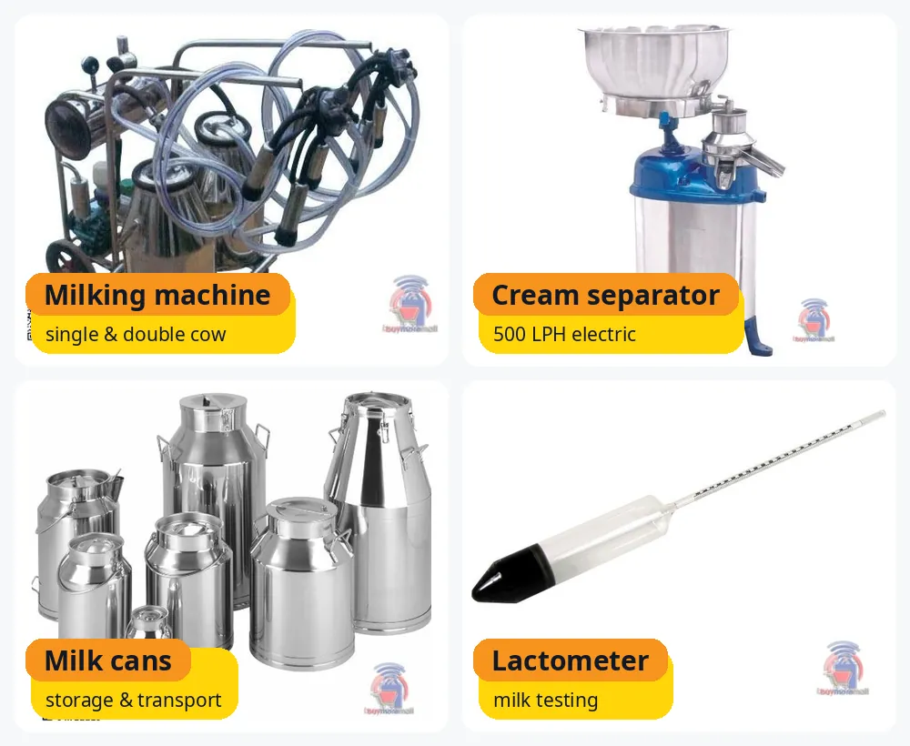 H-TECH dairy farm equipment in Kenya: real product photos