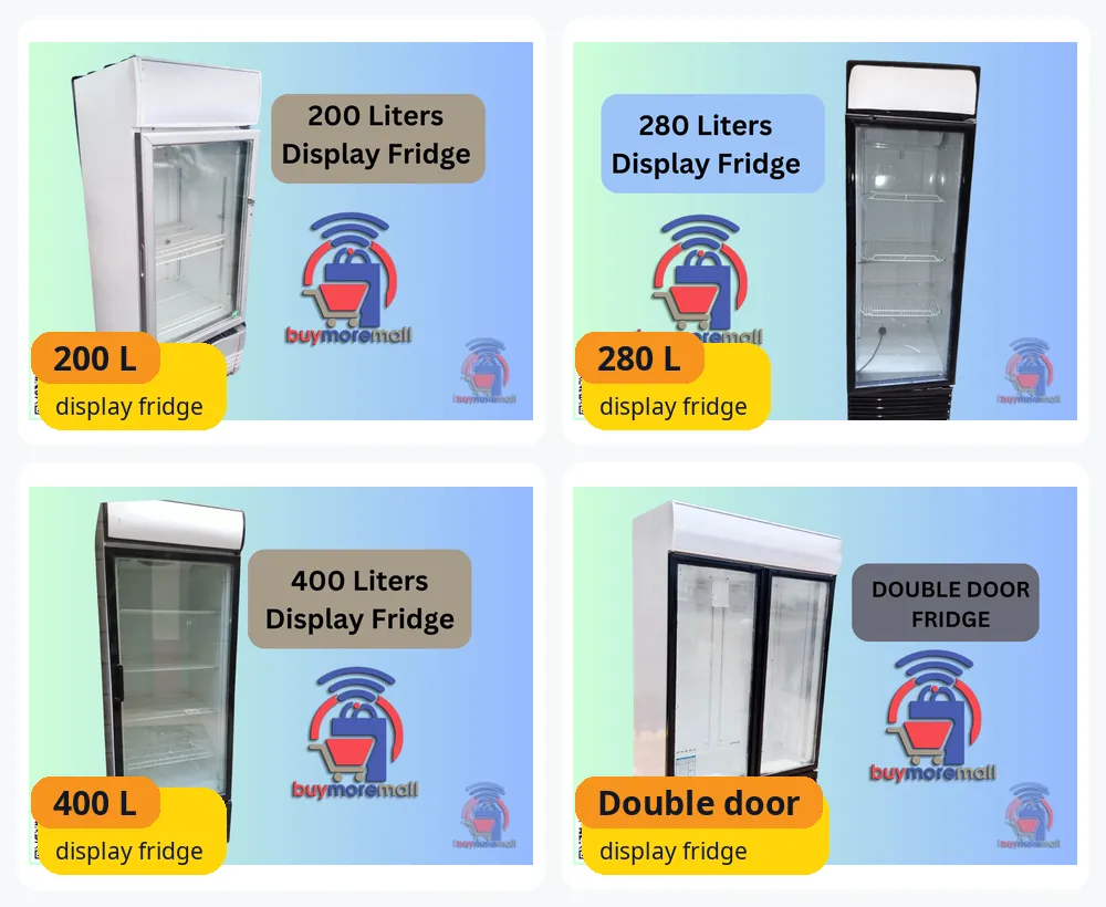 H-TECH display fridges in Kenya: real product photos