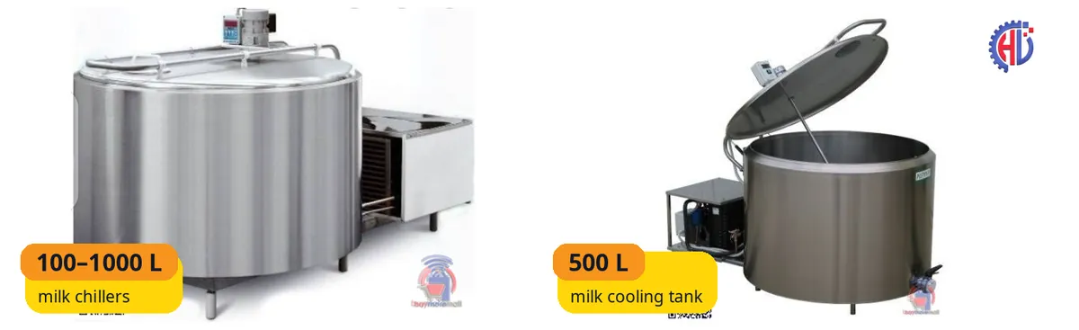 H-TECH milk chillers in Kenya: real product photos