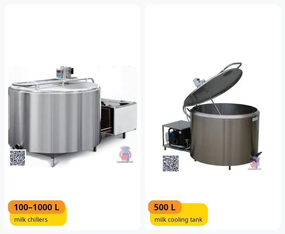 H-TECH milk chillers in Kenya: real product photos