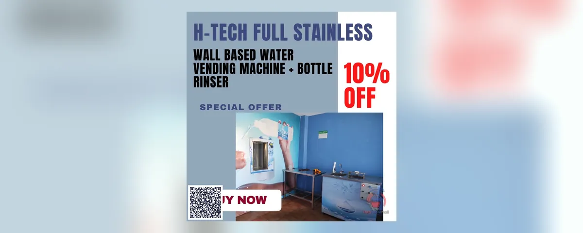 Bottle Rinsers and Filling Stations for Water Refill Shops