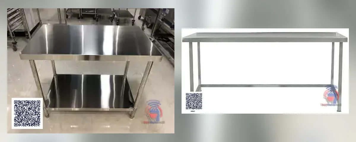 Stainless Steel Work Table Price in Kenya: Sizes, With or Without Rack, and Custom Builds