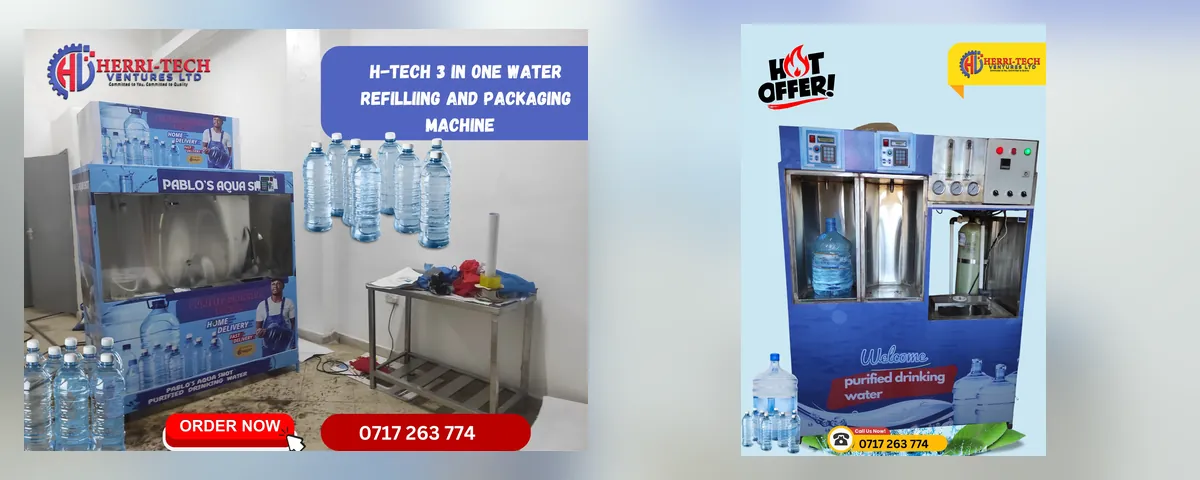 Water Refilling Station Machine Prices: Municipal UF, Borehole RO and Vending Stations