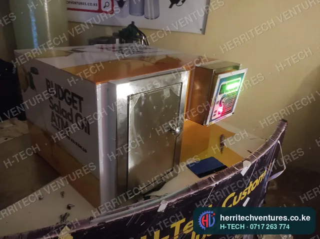 Testing the controller on the budget salad oil ATM, June 2022