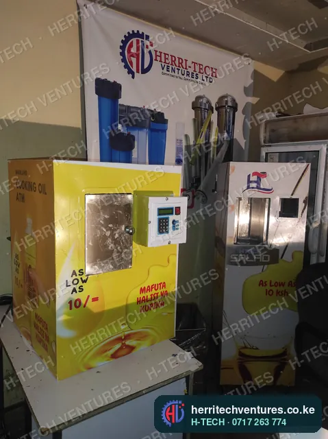 Cooking oil ATMs ready for delivery, May 2022