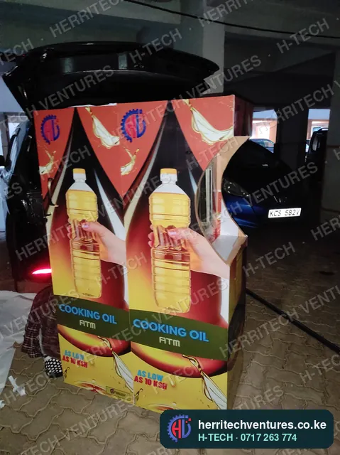 A double cooking oil ATM, September 2022