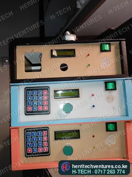 Finished H-TECH controllers with keypads and displays, September 2022