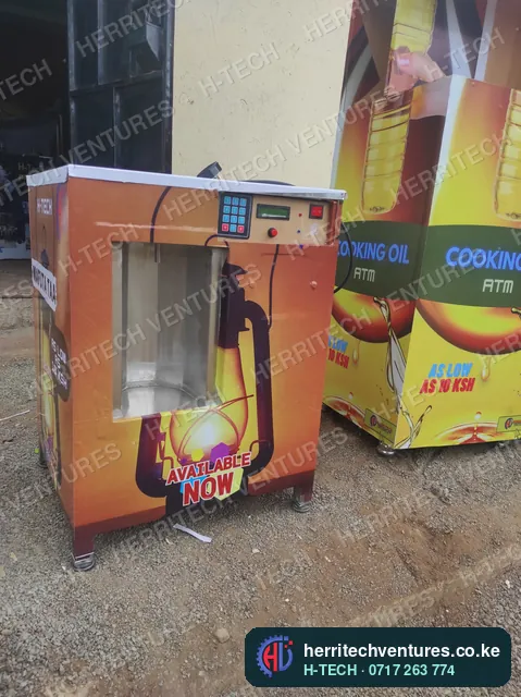 An H-TECH paraffin ("mafuta taa") ATM, October 2022