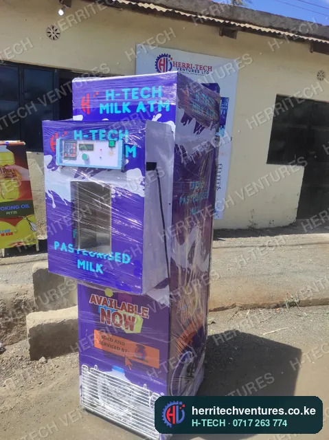 A milk ATM ready for delivery, October 2022