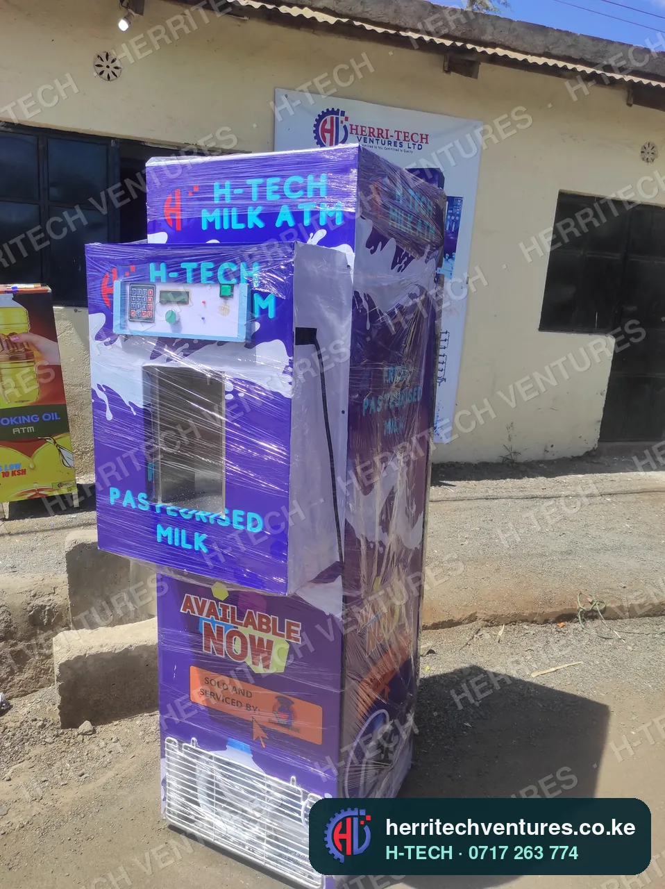 A milk ATM ready for delivery, October 2022
