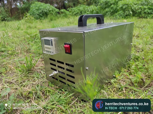 A stainless steel ozone generator for water disinfection, December 2021