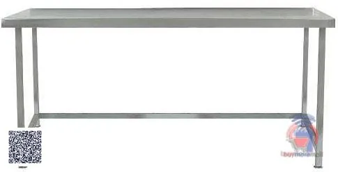 2 by 4 stainlss steel  working table without rack price in Kenya