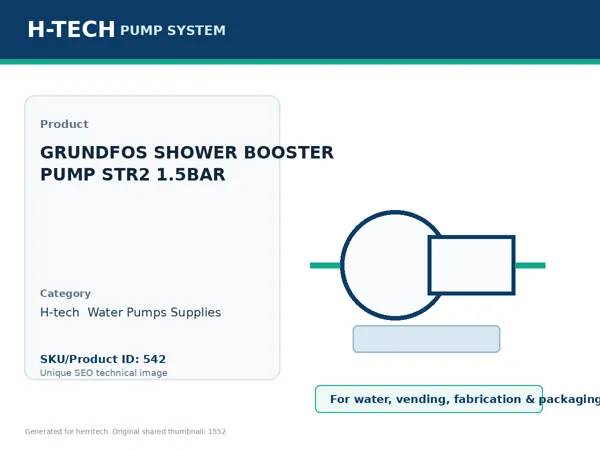 GRUNDFOS SHOWER BOOSTER  PUMP STR2 1.5BAR price in Kenya