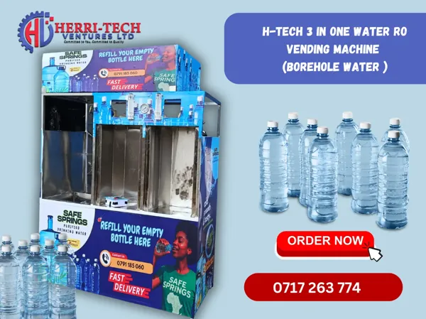 H-Tech 3-in-1 Borehole RO 500 LPH price in Kenya