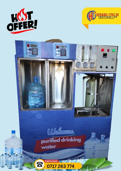 H-Tech RO Vending Station 250 LPH price in Kenya