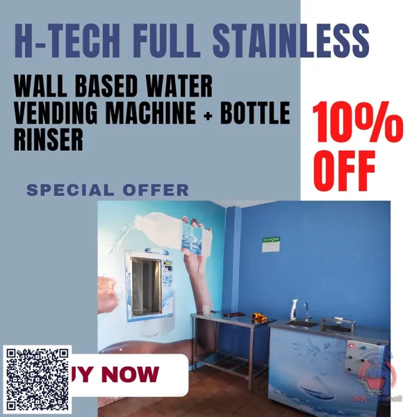 WALL BASED  WATER VENDING MACHINE + BOTTLE RINSER price in Kenya