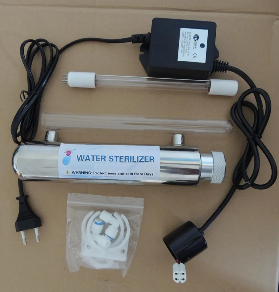 Real H-TECH 6 GPM 25 watt SS304 UV water sterilizer kit