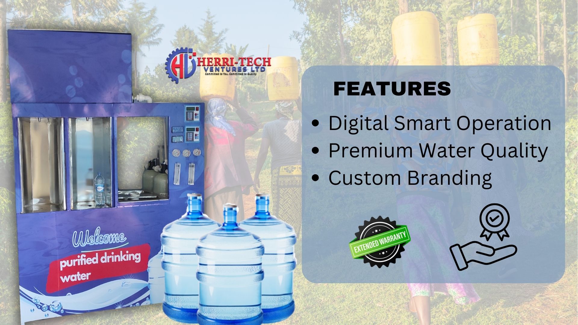 Elevate Your Business with H-Tech's Cutting-Edge Water Vending Machines in Kenya